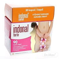 Indonal forte zvýhodnené balenie cps 90 + Indonal woman cps 30, 1x1 set