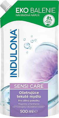 Indulona tekuté mydlo Sensi Care náhradná náplň 500 ml
