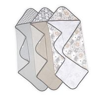 INGENUITY Osuška s kapucňou Clean&Cuddly Grazer 1×3 ks, z ľahkej froté tkaniny