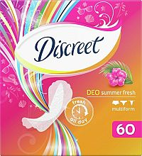 Intímky Discreet Priedušný materiál Multiform Summer Fresh 1×60ks, vložky