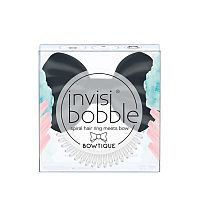 invisibobble® BOWTIQUE True Black 1×1 ks, gumička s mašľou