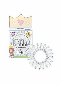 invisibobble® KIDS Princess Sparkle 1×3 ks, špirálové gumičky do vlasov