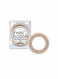 invisibobble® SLIM Bronze Me Pretty 1×3 ks, špirálová gumička do vlasov