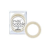 invisibobble® SLIM Stay Gold 1×3 ks, špirálové gumičky do vlasov