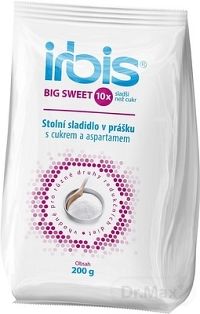 Irbis BIG SWEET stolové sladidlo v prášku 1×200 g, stolové sladilo