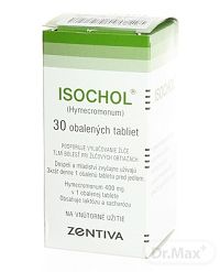 ISOCHOL tbl obd 400 mg (fľ. skl. hnedá) 1x30 ks