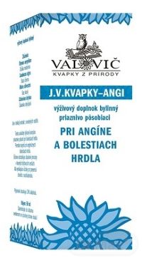 J.V. KVAPKY - ANGI pri bolesti hrdla 1×50 ml, pri bolestiach hrdla