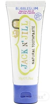 JACK N´JILL Prírodná zubná pasta pre deti príchuť žuvačky BUBBLEGUM 1x50 g