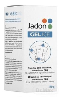 Jadon GEL ICE 1x50 g, chladivý gél s kostihojom, mentolom a CBD