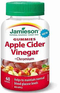 Jamieson Apple Cider Vinegar+Chromium Gummies 60ks