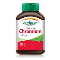 JAMIESON CHROMIUM CHELAT 200 mg 1×100 tbl, vegetariánsky