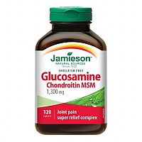 JAMIESON GLUKOZAMÍN CHONDROITÍN MSM 1300 mg 120 tabliet