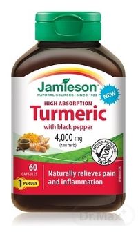 JAMIESON KURKUMÍN S ČIERNYM KORENÍM 1x60 cps, výživový doplnok