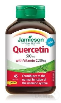 JAMIESON KVERCETÍN 500 MG S VITAMÍNOM C 250 MG 1×45 tbl