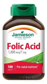 JAMIESON KYSELINA LISTOVÁ 1000 µg tbl 1x100 ks