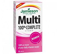 Jamieson Multi 100% COMPLETE pre ženy multivitamín pre ženy, 90 tabliet