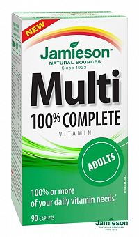 JAMIESON MULTI COMPLETE PRE DOSPELÝCH S VITAMÍNOM C tbl 1x90 ks