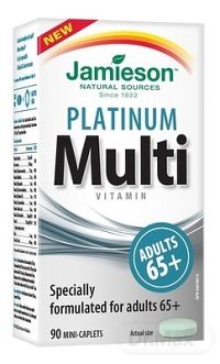 JAMIESON MULTI PLATINUM PRE DOSPELÝCH 65+ 1×90 tbl, doplnok výživy