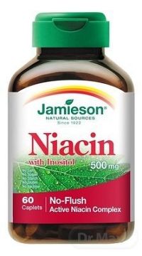 JAMIESON NIACÍN 500 mg S INOZITOLOM tbl 1x60 ks