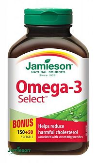 JAMIESON OMEGA-3 SELECT 1000 mg cps 1x200 ks