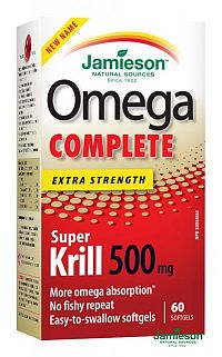 Jamieson Omega COMPLETE Super Krill 500 mg 60 kapsúl