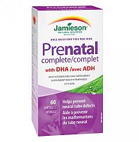 Jamieson Prenatal complete s DHA a EPA 60 kapsúl