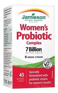 JAMIESON PROBIOTIC COMPLEX PRE ŽENY cps zmes bakteriálnych kultúr - 5 kmeňov 1x45 ks