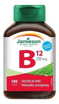 JAMIESON VITAMÍN B12 METYLKOBALAMÍN 250 µg tbl 1x100 ks