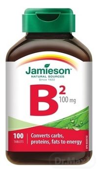 JAMIESON VITAMÍN B2 RIBOFLAVÍN 100 mg tbl 1x100 ks