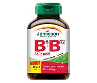 Jamieson Vitamín B6 + B12 + Folic Acid 110 tabliet
