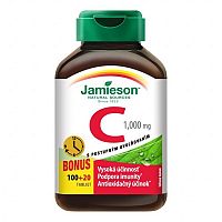 JAMIESON VITAMÍN C 1000 mg 100+20 tabliet , s postupným uvoľňovaním