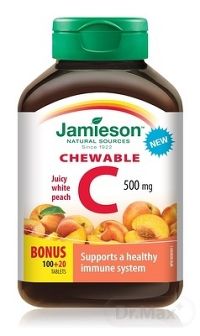 JAMIESON VITAMÍN C 500 mg broskyňa 1×120 tbl, vitamín C
