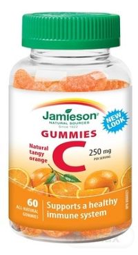 JAMIESON VITAMÍN C GUMMIES pastilky s príchuťou pomaranča 1x60 ks