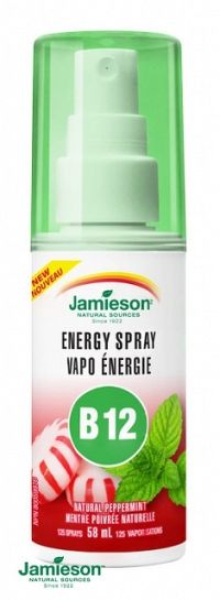 Jamiieson Vitamín B12 Spray Peppermint 500µg 58ml 58 ml