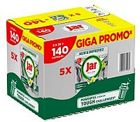 Jar Platinum All In One Kapsuly Do Umývačky Riadu Citrón, 140 Kapsúl 1×140ks, Kapsuly Do Umývačky Riadu