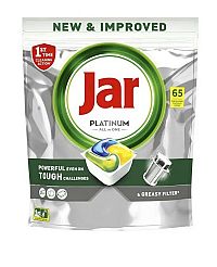 Jar Platinum All In One Kapsuly Do Umývačky Riadu Citrón, 65 Kapsúl 1×65ks, Kapsuly Do Umývačky Riadu