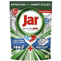 Jar Platinum Plus All In One Kapsuly Do Umývačky Riadu, Fresh Herbal Breeze, 42 Kapsúl 1×42, Kapsuly Do Umývačky Riadu