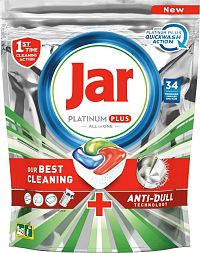 Jar Tablety Platinum PLUS QW 1×34 ks, tablety do umývačky riadu