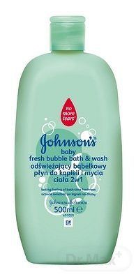 JOHNSON´S Baby Fresh bublinkový kúpeľ a gél 2v1 1x500 ml