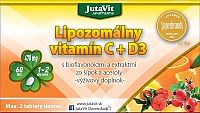 JutaVit Lipozomálny vitamín C + D3 1×60 tbl, výživový doplnok