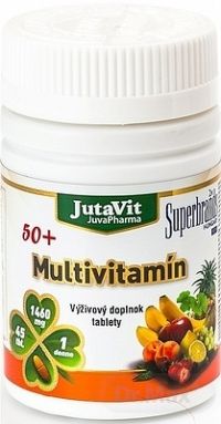 JutaVit Multivitamín 50+ 1x45 tbl, výživový doplnok