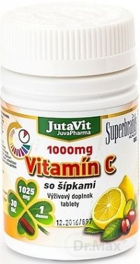 JutaVit Vitamín C 1000 mg so šípkami tbl 1x30 ks