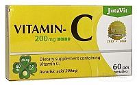 JutaVit Vitamín C 200 mg 1x60 tbl, doplnok výživy