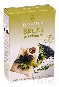 JUVAMED BYLINNÝ ČAJ BREZA PREVISNUTÁ - LIST sypaný 1x40 g