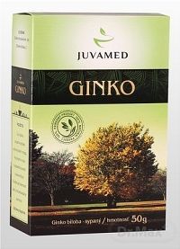 JUVAMED GINKO BILOBA ČAJ - LIST sypaný 1x50 g