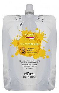 Kaaral Colorsplash 3 Yellow Slnečnicovo Žltá 200ml 1×200 ml
