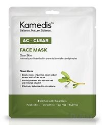 Kamedis AC-CLEAR FACE MASK 1×15 ml, maska na tvár so sérom s rastlín