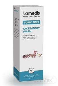 KAMEDIS TOPIC SKIN FACE & BODY WASH umývací gél na tvár a telo 1x200 ml
