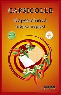 Kapsaicínová hrejivá náplasť CAPSICOLLE 12x18 cm 1x1 ks