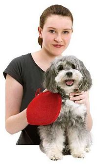 Karlie Čistiace Rukavice Červená 24x16cm 1×1 ks